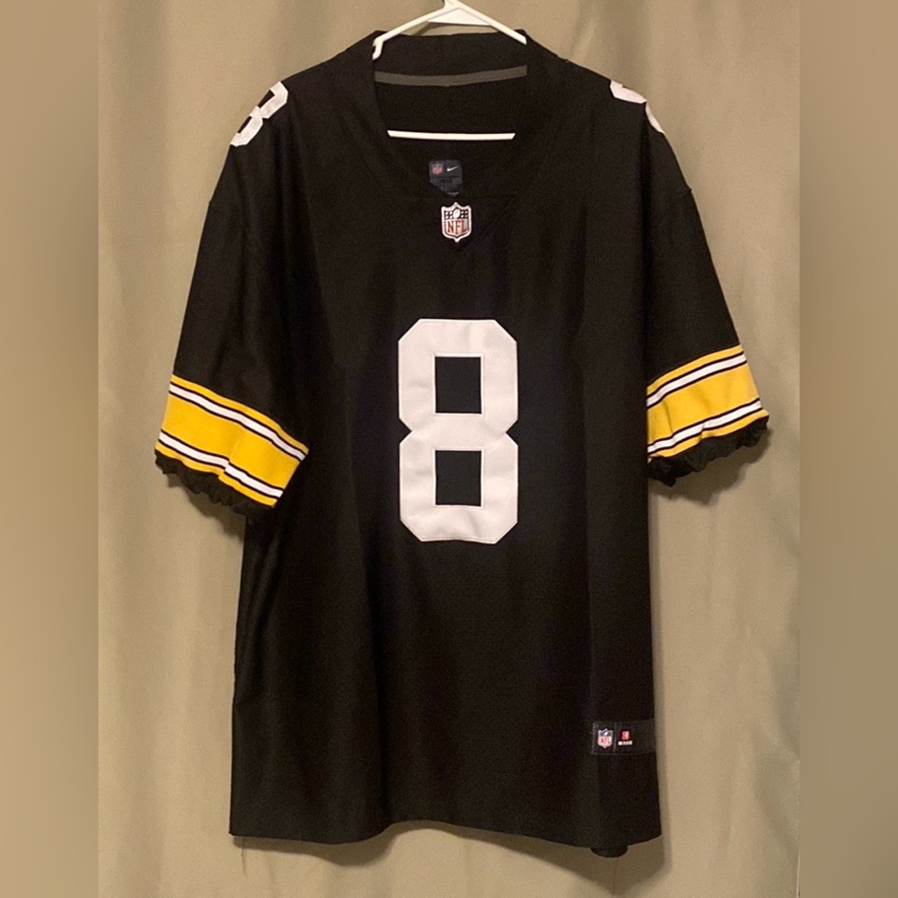 Pittsburgh Steelers Kenny Pickett Nike On Field Elastic Sleeve Cuffed jersey 48